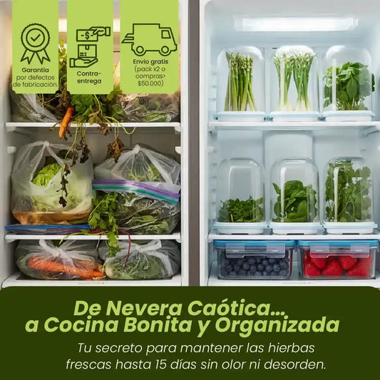 Conservador de Hierbas Frescas.