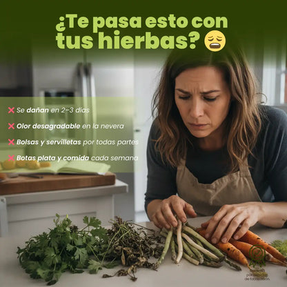 Conservador de Hierbas Frescas.
