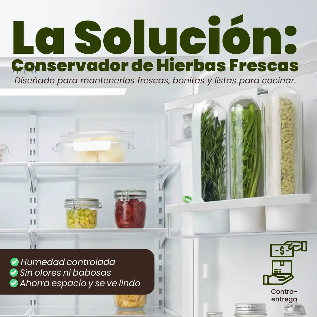Conservador de Hierbas Frescas.