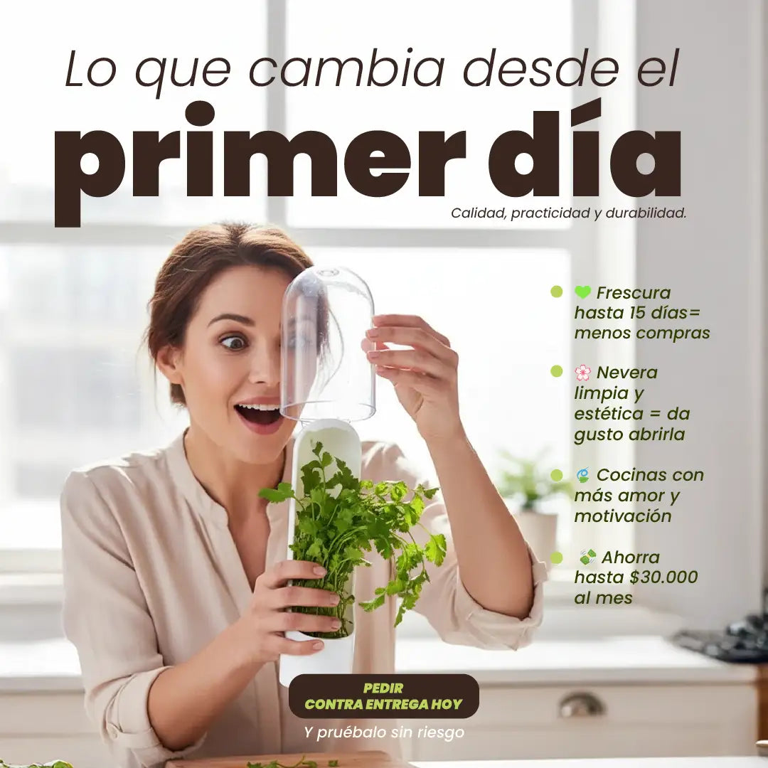 Conservador de Hierbas Frescas.