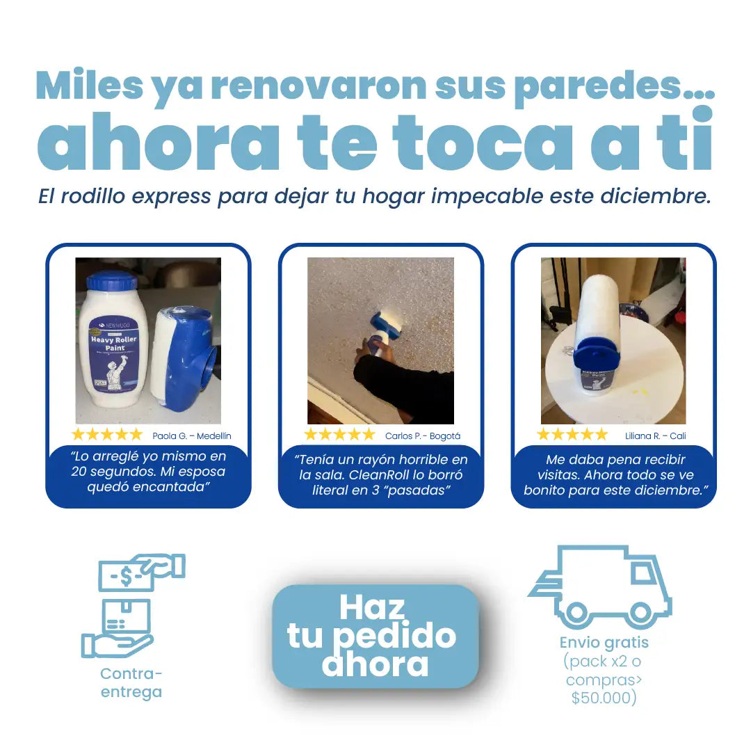 CleanRoll - La forma más fácil de renovar tus paredes.